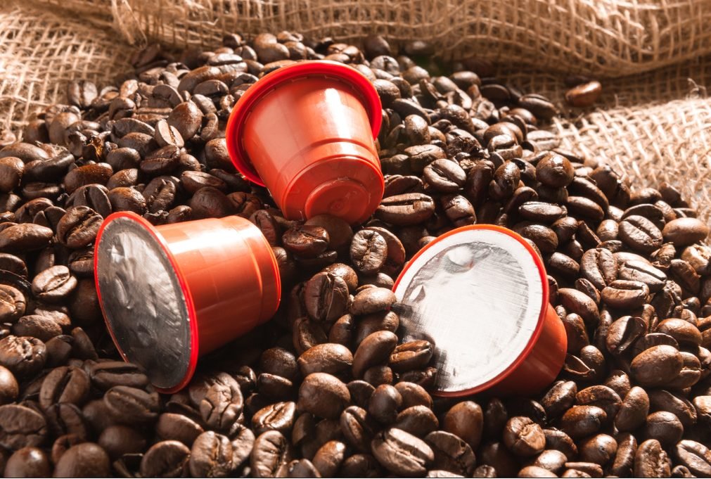 Organic coffee pods