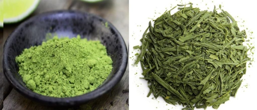 Sencha and Matcha green tea
