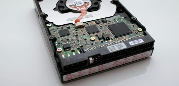 Clone a hard drive to an SSD – internal hard drive on a desk