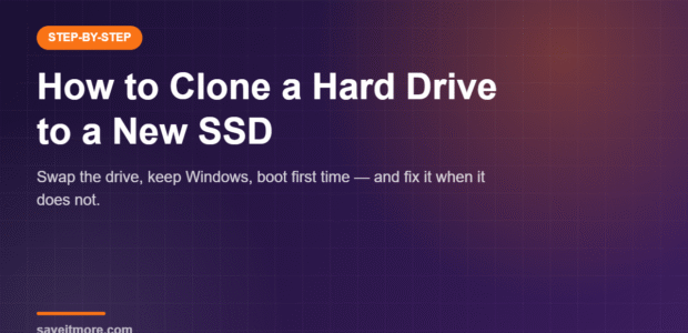Clone hard drive to SSD — step-by-step guide cover