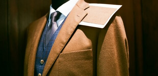 Measure yourself for a suit – tailored suit jacket on a mannequin