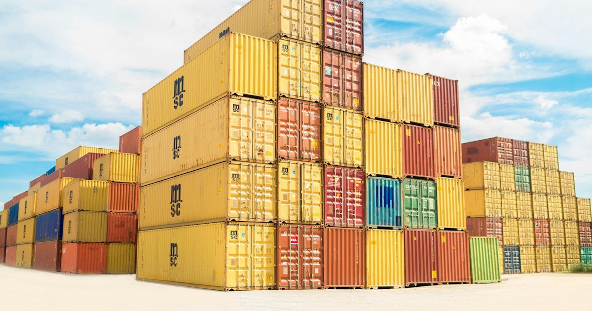 Shipping container shelter – stacked shipping containers