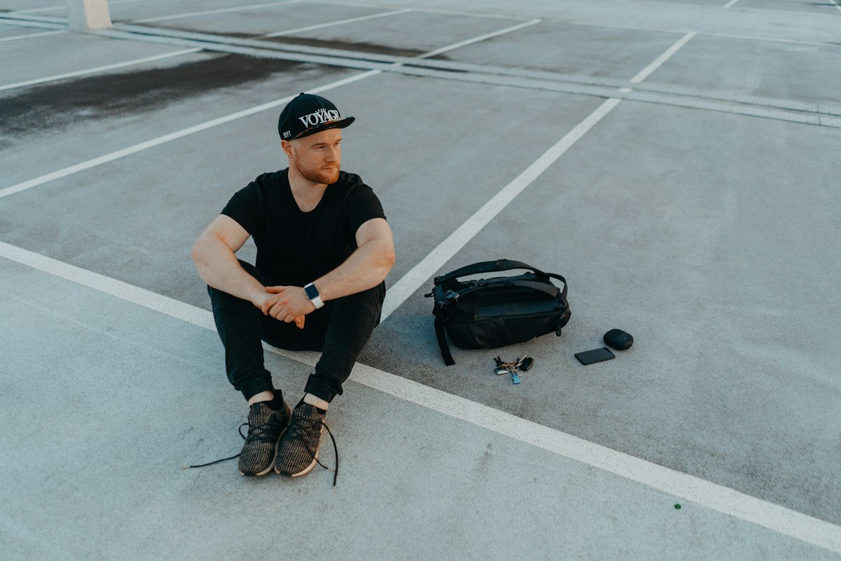 men's black t-shirt on a hanger, an example of the casual basics COOFANDY sells